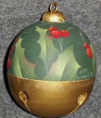 HOLLY BELL ORNAMENT